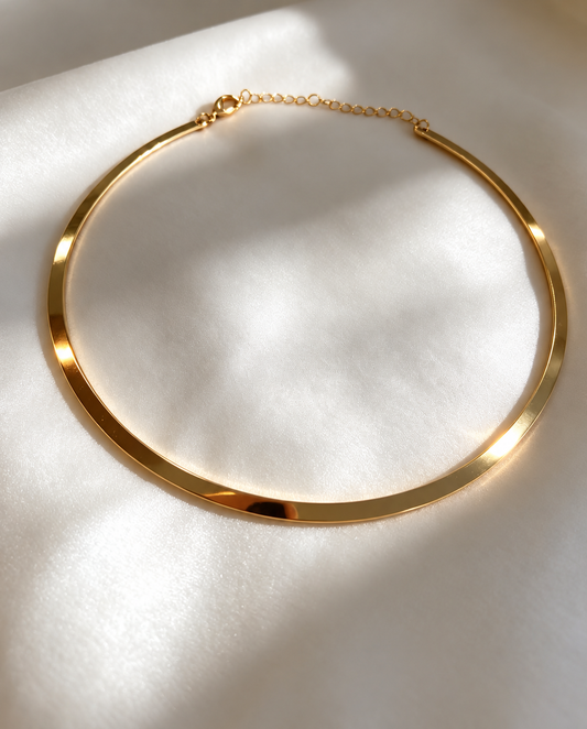 Colar Aro Liso Dourado